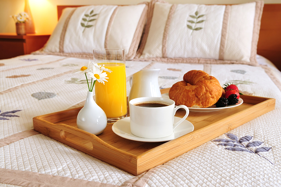 Een bed and breakfast zou geen bed and breakfast zijn als een luxe ontbijt ontbrak.
